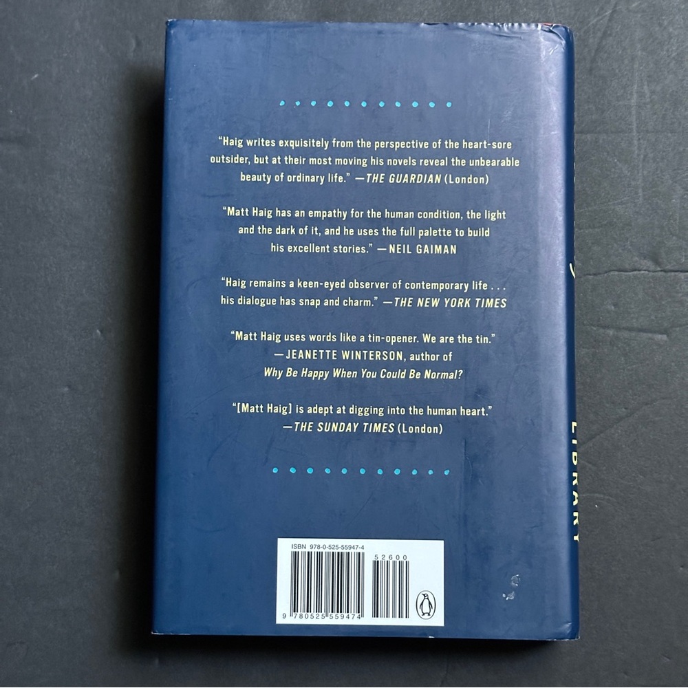 The Midnight Library by Matt Haig | Fiction, Magical Realism | Hardcover Book - Picture 2 of 8